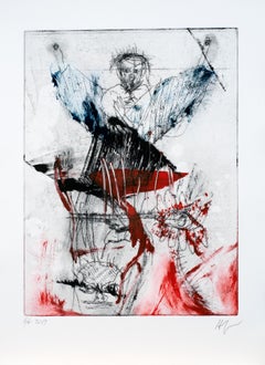 Abstract Impressionist Mixed Media