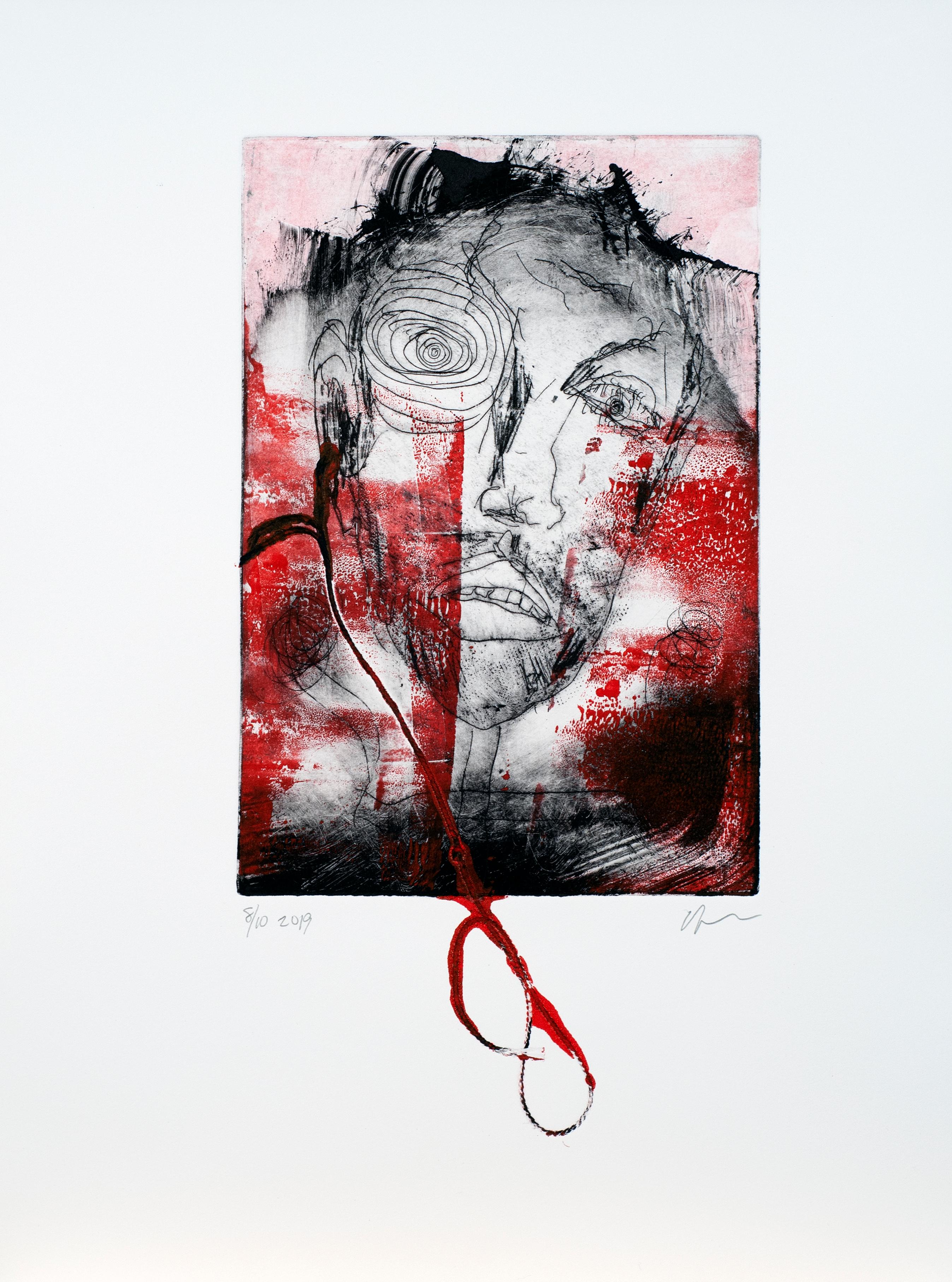 Face - Mixed Media Art de Michael Hafftka