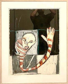 Michael Hafftka Pittura figurativa neoespressionista a olio e pastello L'onda