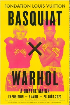 Michael Halsband 
Basquiat x Warhol Á Quatre Mains
 2022