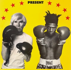 Warhol Basquiat Boxing Poster 1985 (Warhol Basquiat boxing 1985)