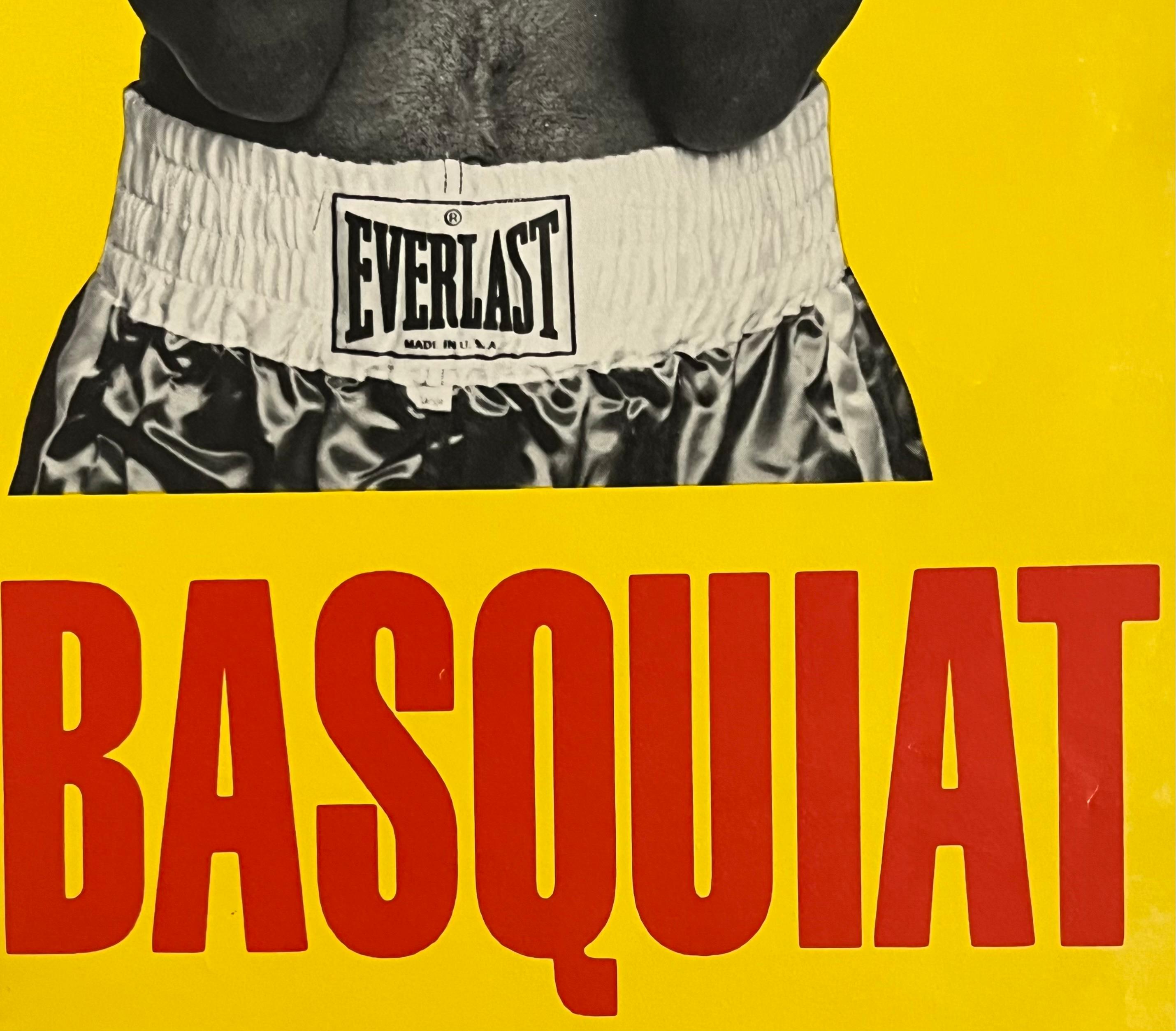Warhol Basquiat Boxing Poster 1985 (Warhol Basquiat boxing 1985) For Sale 4