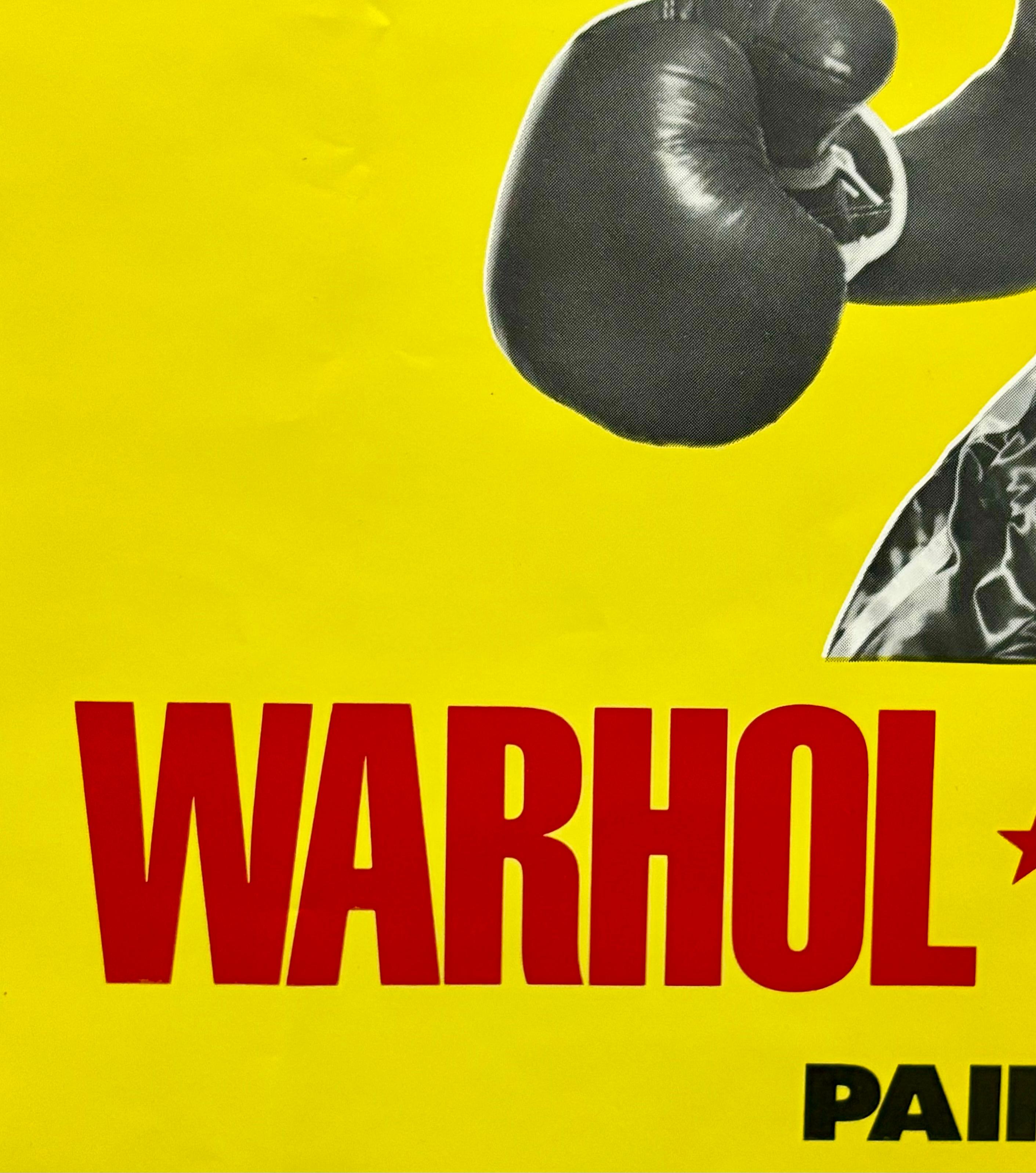 Warhol Basquiat Boxing Poster (Basquiat Warhol boxing The Palladium) For Sale 2