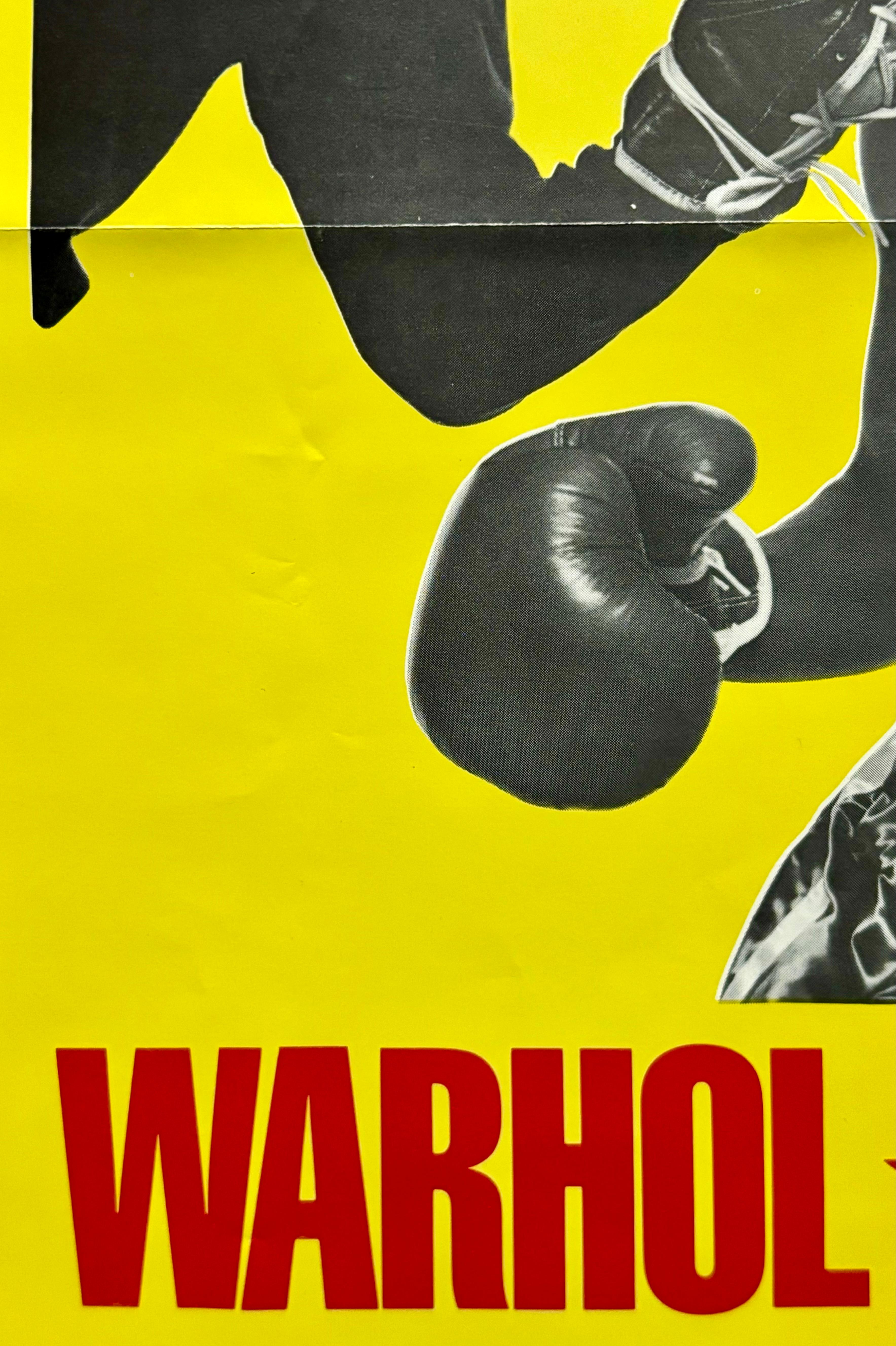 Warhol Basquiat Boxing Poster (Basquiat Warhol boxing The Palladium) For Sale 4