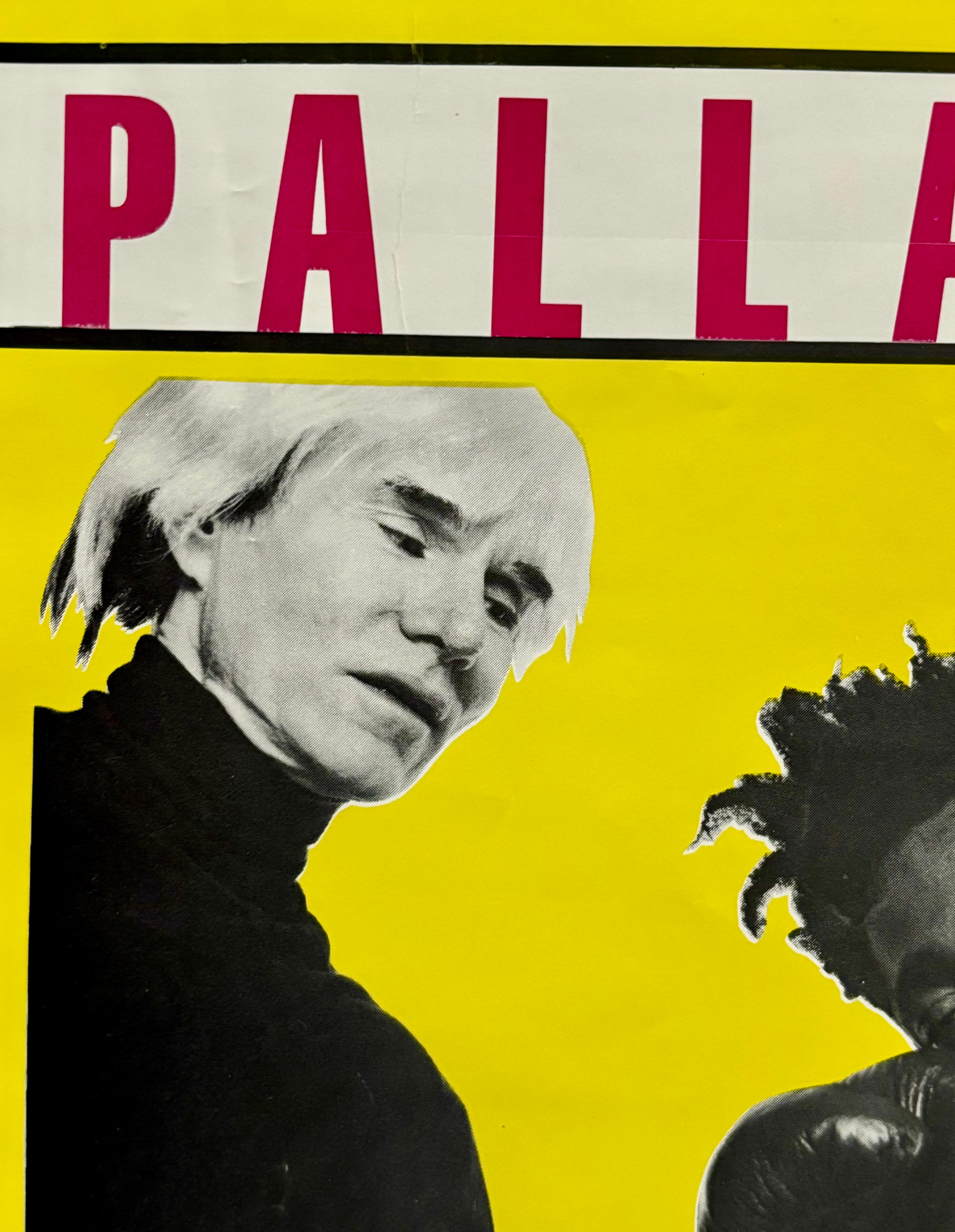 Warhol Basquiat Boxing Poster (Basquiat Warhol boxing The Palladium) - Print by Michael Halsband