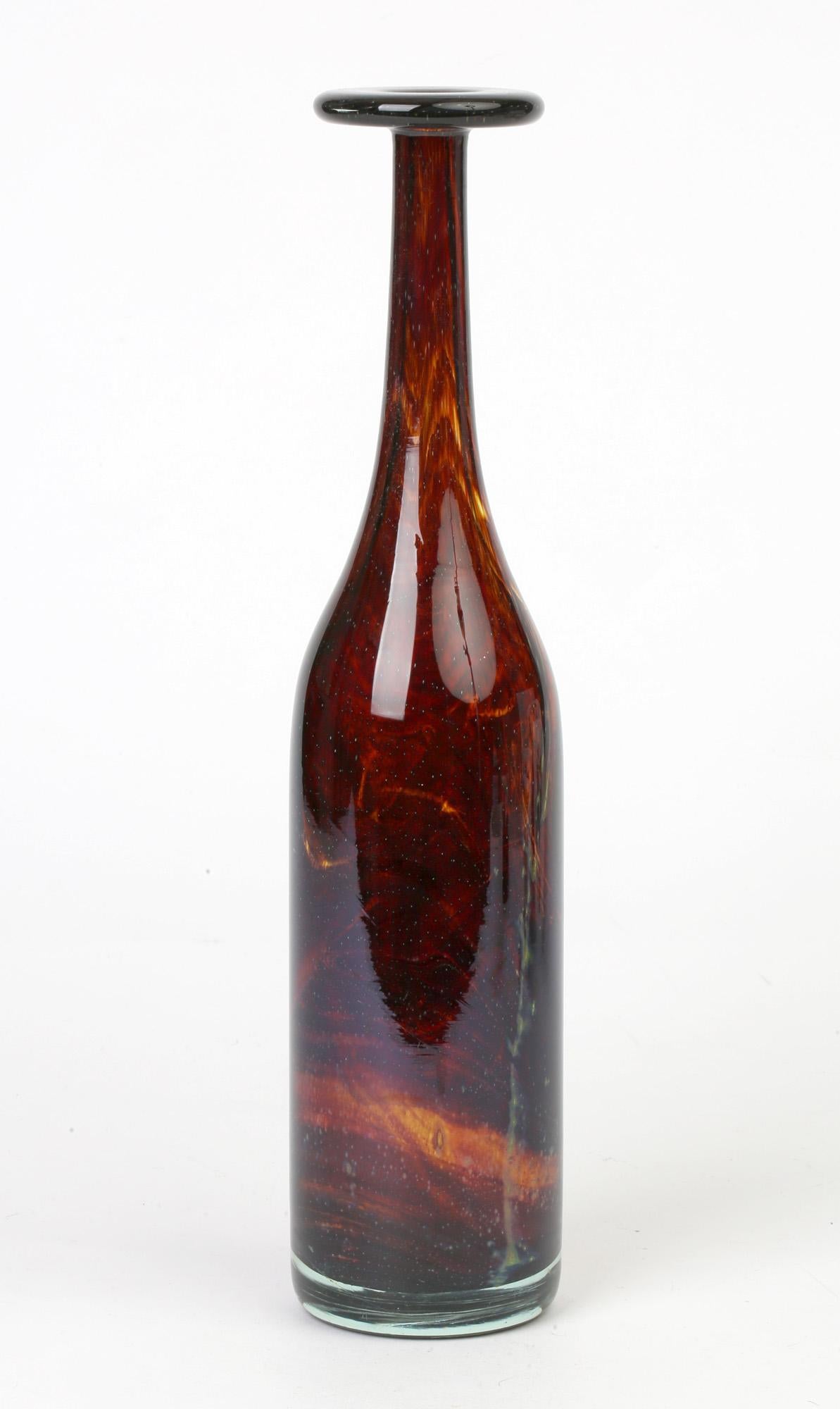 Michael Harris for Mdina Maltese Art Glass Bottle Vase 3