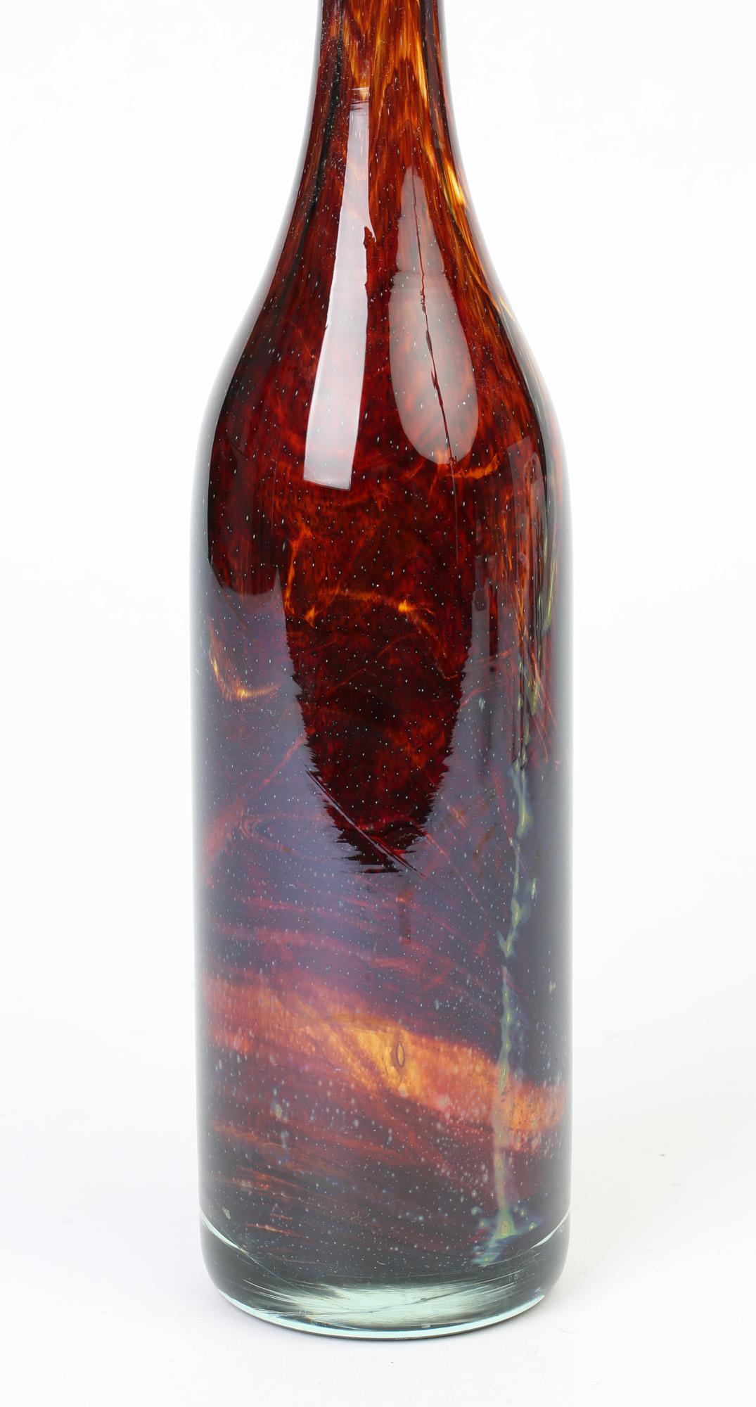 Michael Harris for Mdina Maltese Art Glass Bottle Vase 5