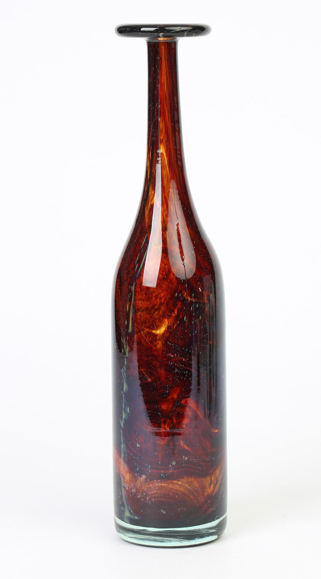 Michael Harris for Mdina Maltese Art Glass Bottle Vase 6
