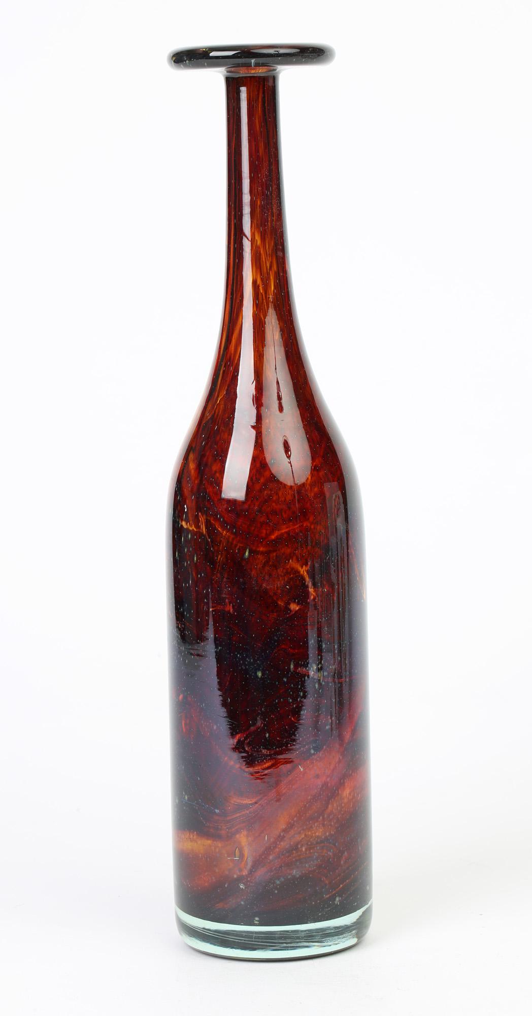 Michael Harris for Mdina Maltese Art Glass Bottle Vase 2
