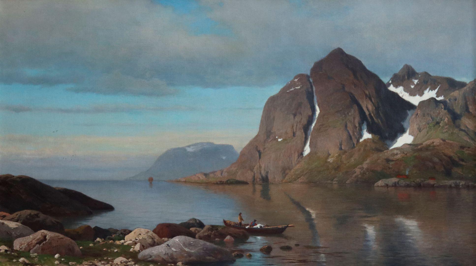Cape du Nord, Norvège                                                           - Painting de Michael Haubtmann