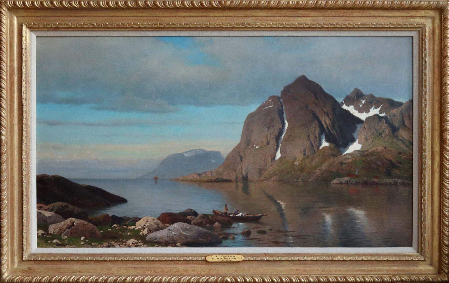 Landscape Painting Michael Haubtmann - Cape du Nord, Norvège                                                          