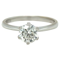 Michael Hill 18ct Weißgold Diamant Verlobungsring 0,90ct 3g