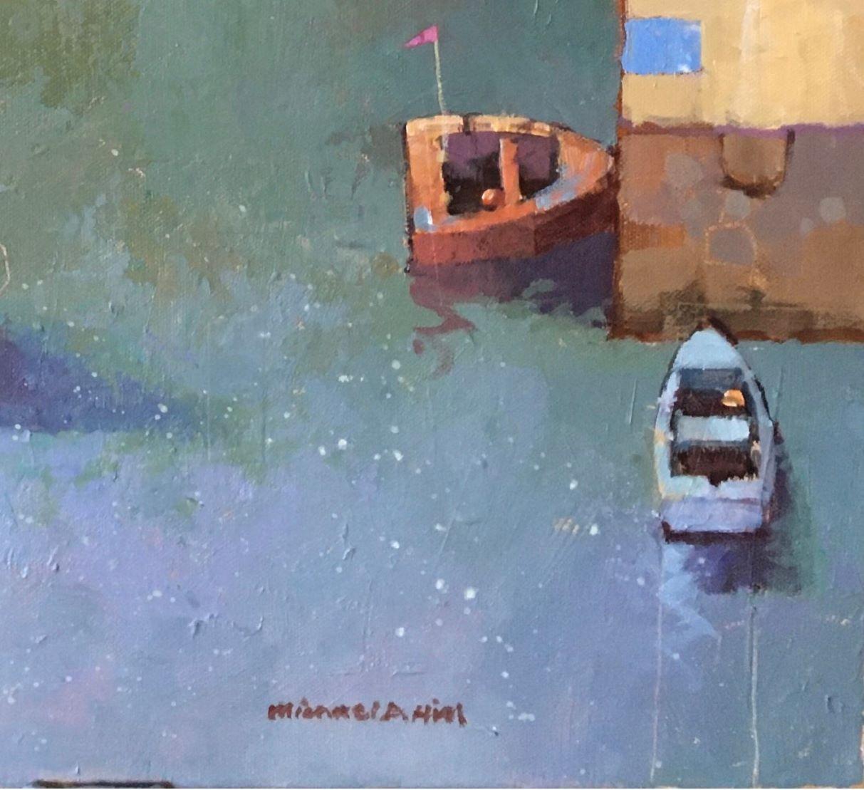 Harbour Moorings - Animals, Painting, Nature, Countryside, farm, acrylic 1