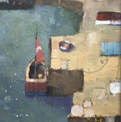 Red Sail - Animals, Painting, Nature, Countryside, farm, acrylic