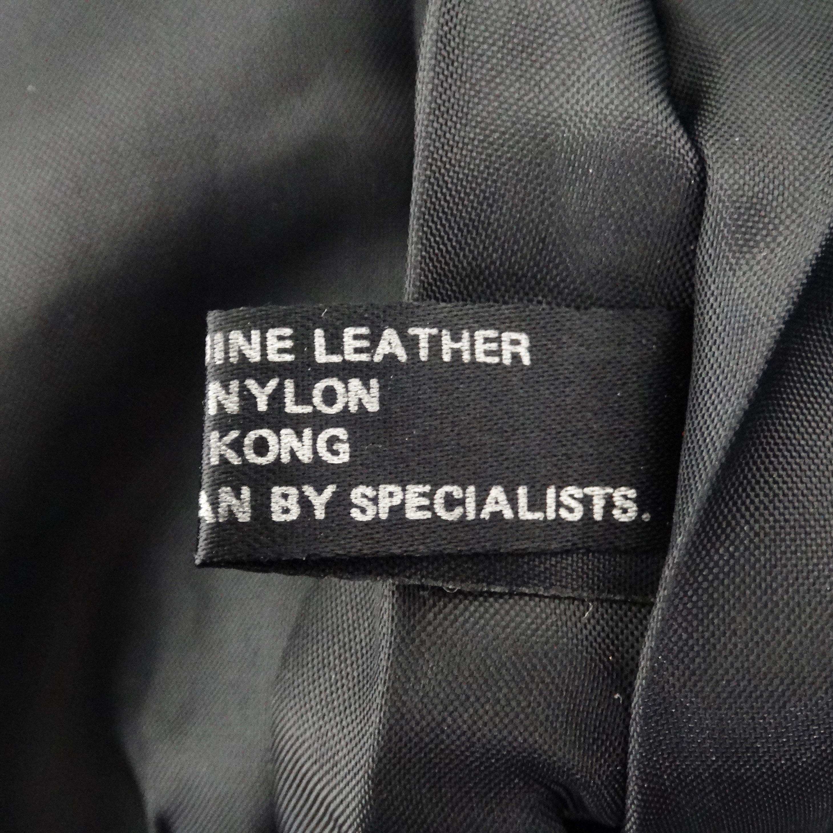 Pantalon en cuir noir Michael Hoban, années 1980 en vente 4