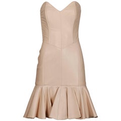 Michael Hoban for North Beach Leather: Vintage-Bustierkleid in Blush Pink