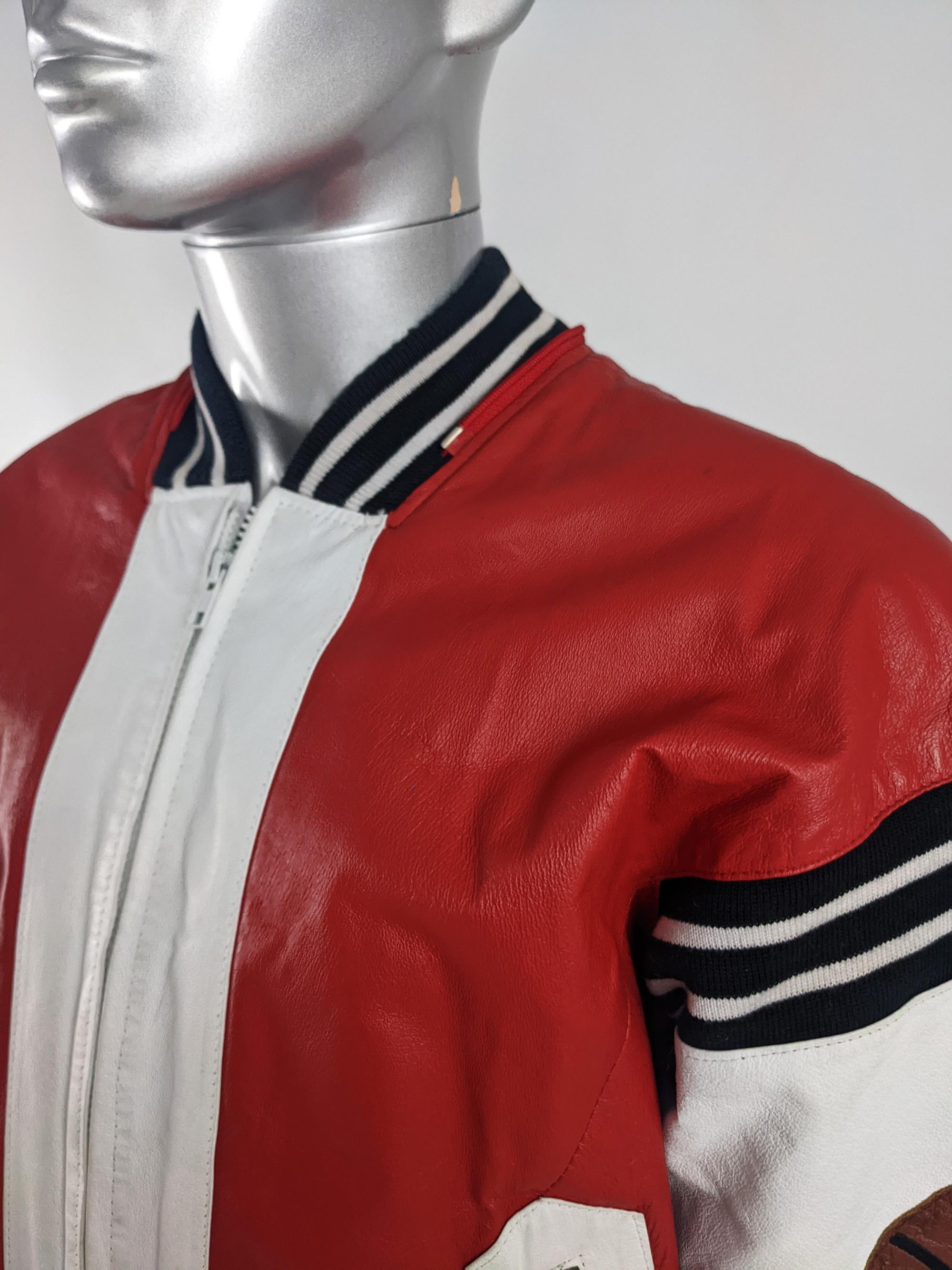 80s leather jacket outfit men's