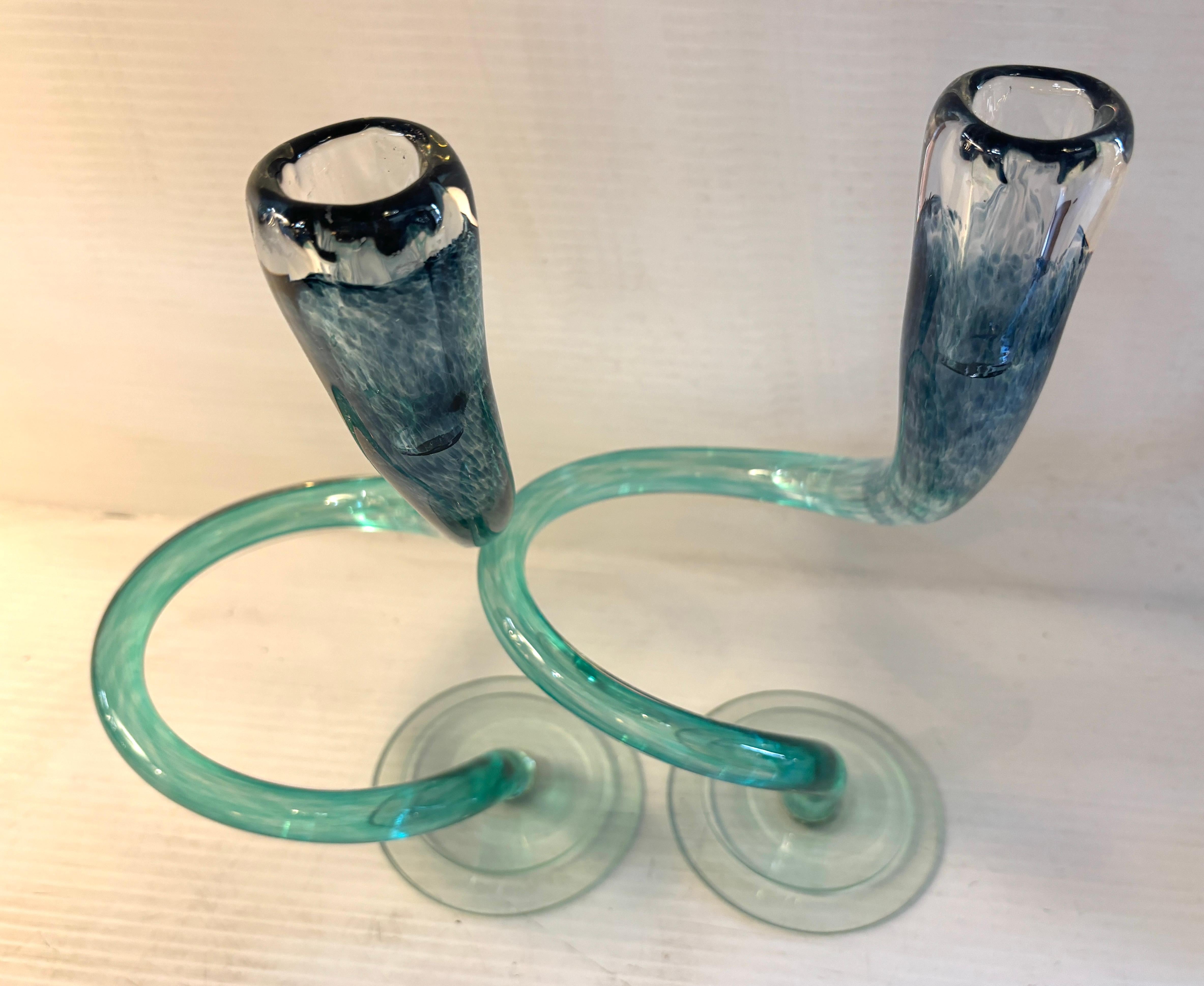 Michael Hudson Designed 'Twist' Candlesticks For Sale 1