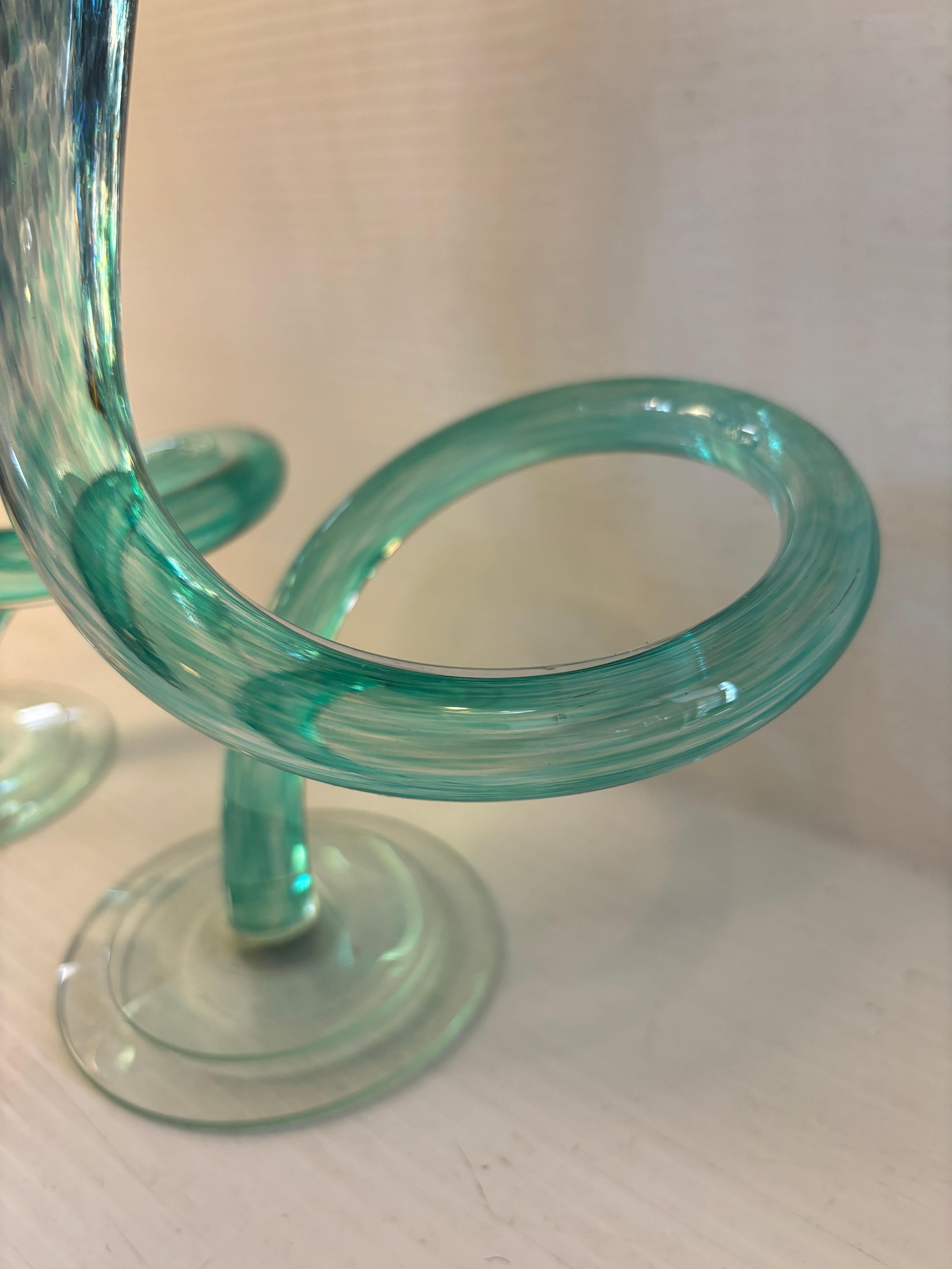 Michael Hudson Designed 'Twist' Candlesticks For Sale 4