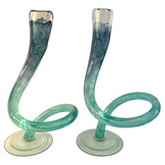 Vintage Michael Hudson Designed 'Twist' Candlesticks
