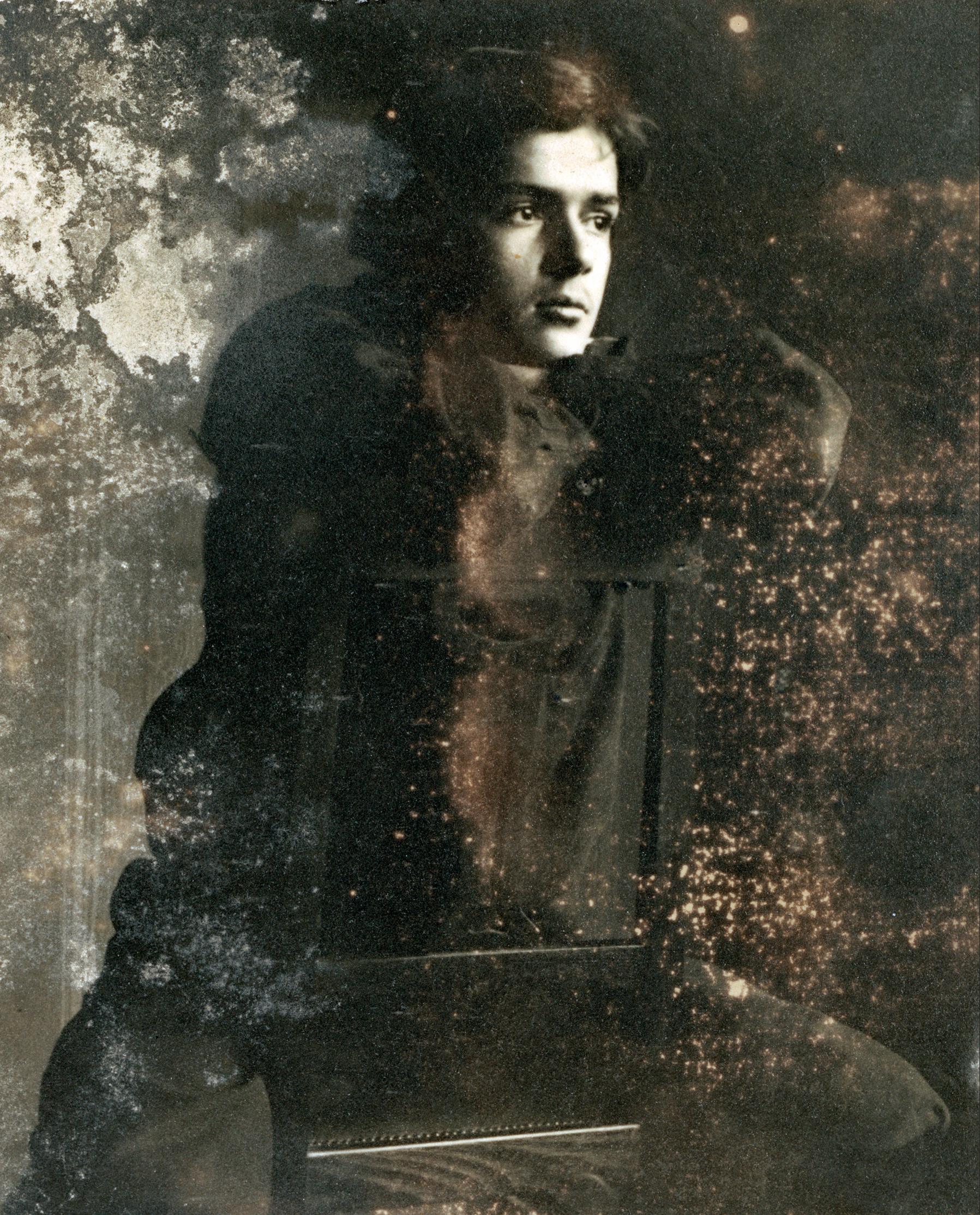Michael Huey Color Photograph - Erwin - Contemporary Victorian Melancholic Male Portrait