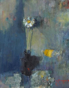 'Cadmium Yellow' still life original painting by British artist Michael Hyam