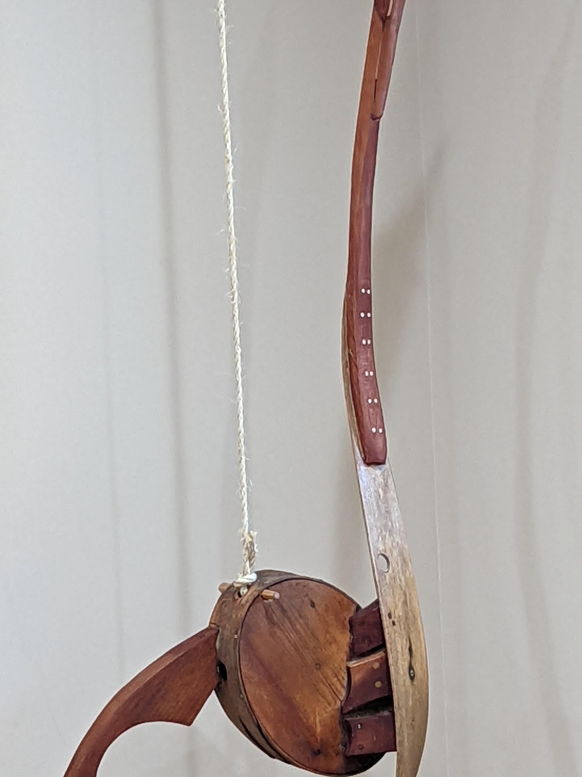 American Michael Ince Mobil Wood Sculpture