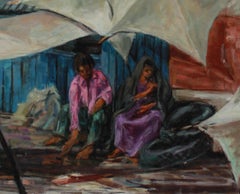 Scene of San Miguel de Allende, Mexico 1960s Oil