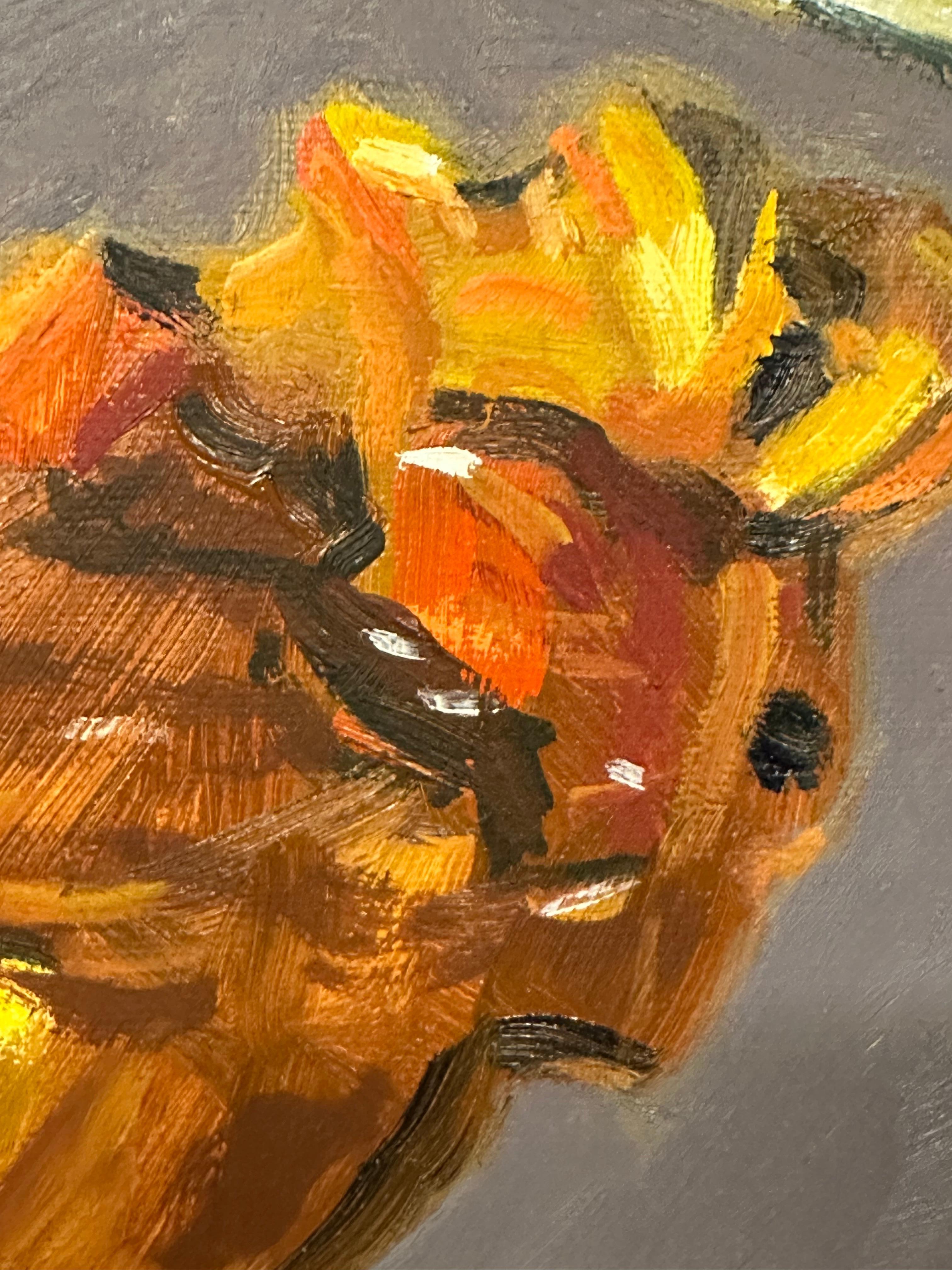 Michael Iskowitz crée des peintures colorées, apparemment ludiques, qui cachent souvent un message plus sérieux. Son processus est quelque peu spontané, alimenté par un sens de l'exploration et de la découverte. 