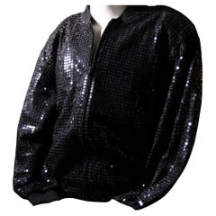 Michael Jackson Owned & Worn Black Sequined Jacket