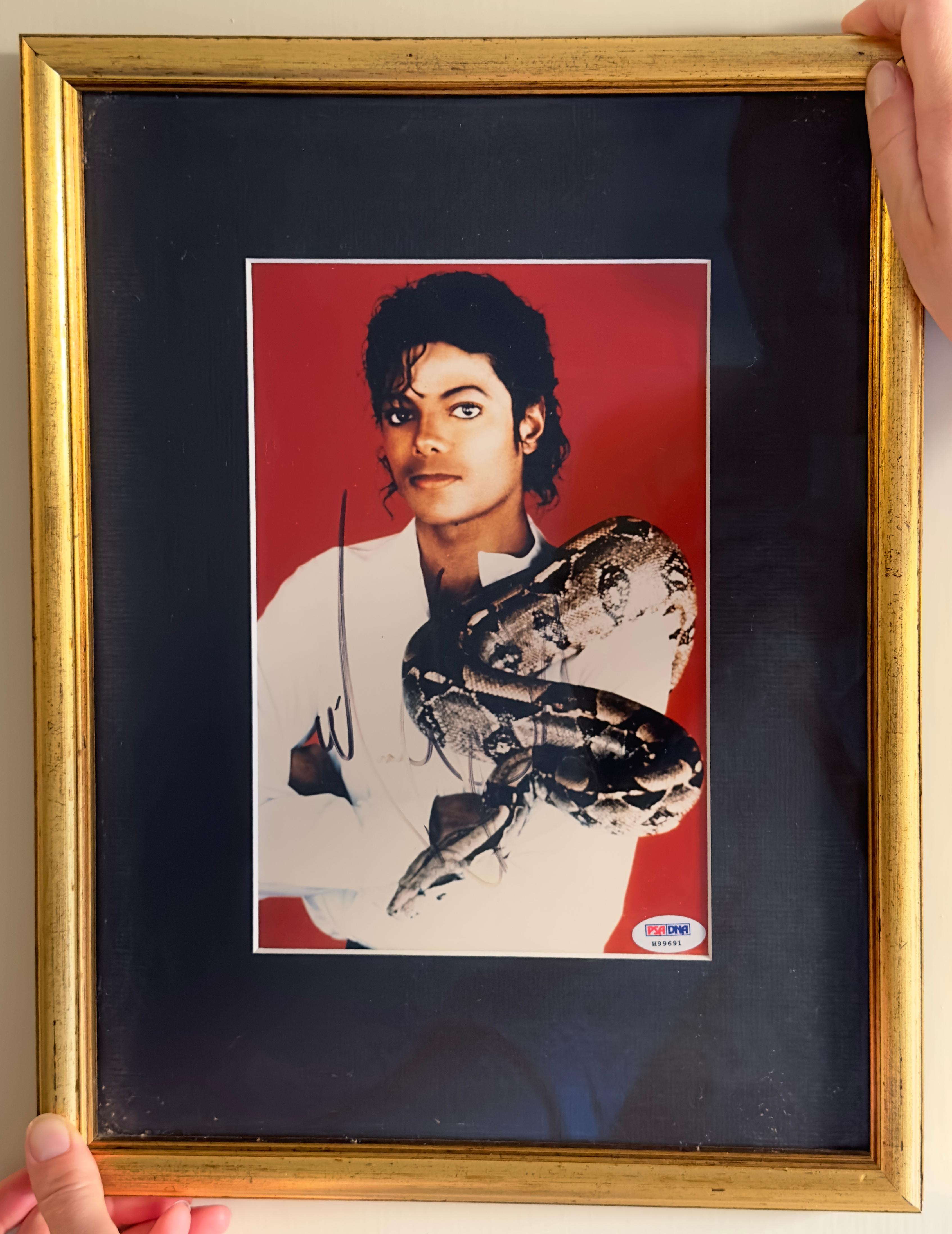 Autographe original de Michael Jackson, certificat PSA/DNA en vente 1