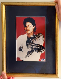 Original Michael Jackson Autograph, PSA/DNA Certificate