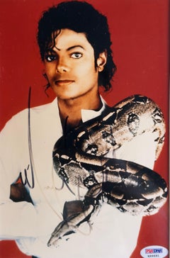 Vintage Original Michael Jackson Autograph, PSA/DNA Certificate