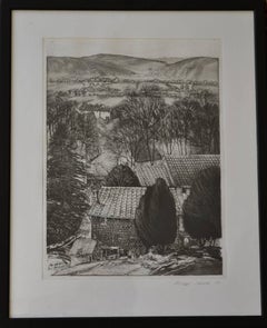 Italian Summer, Framed Etching by Michael Chapman
