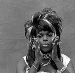 Ebony Jet, Girlfriend Series, NYC,  Black and White Portrait Photograph