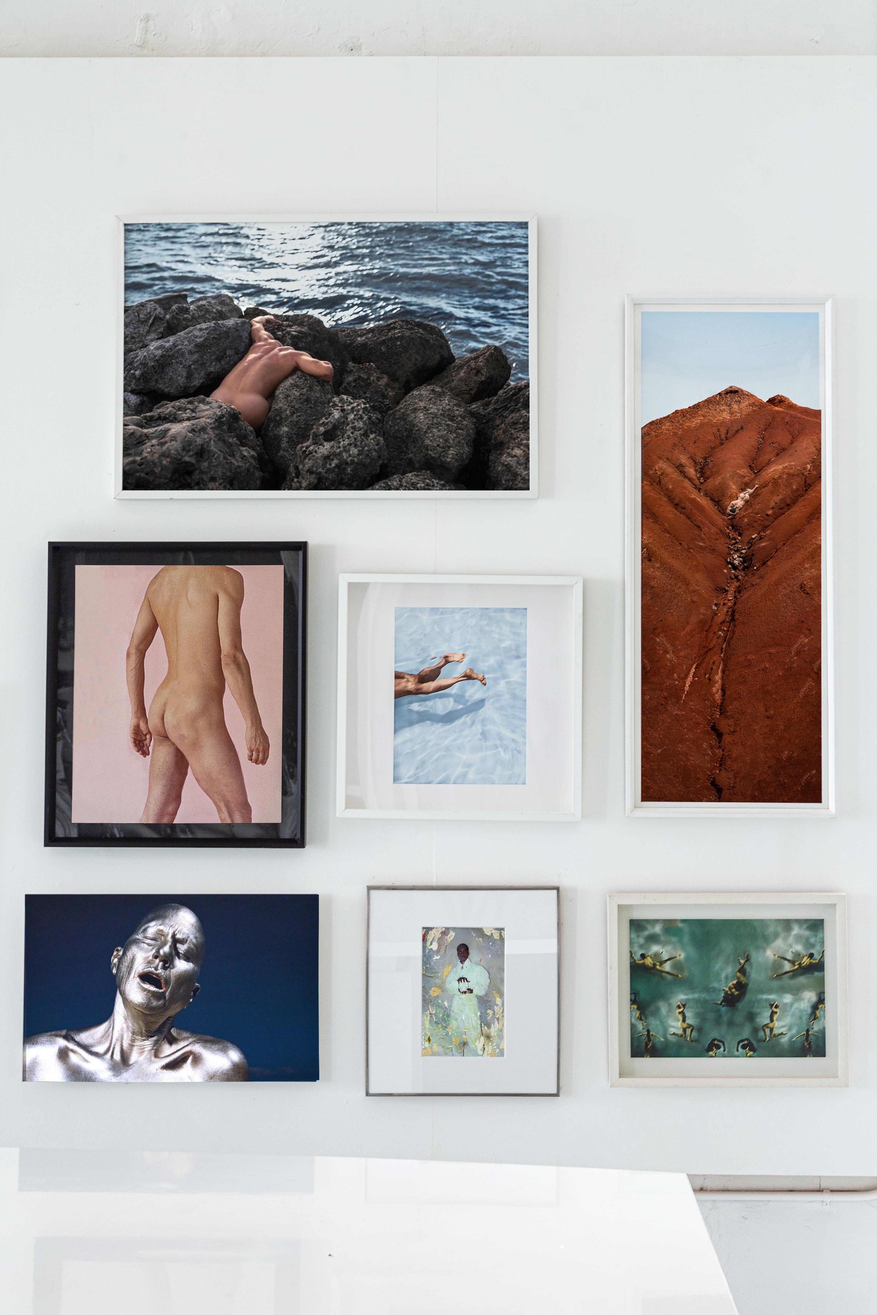 Kouros .04, Back Pink. Framed. Nude Photograph Limited Edition For Sale 3
