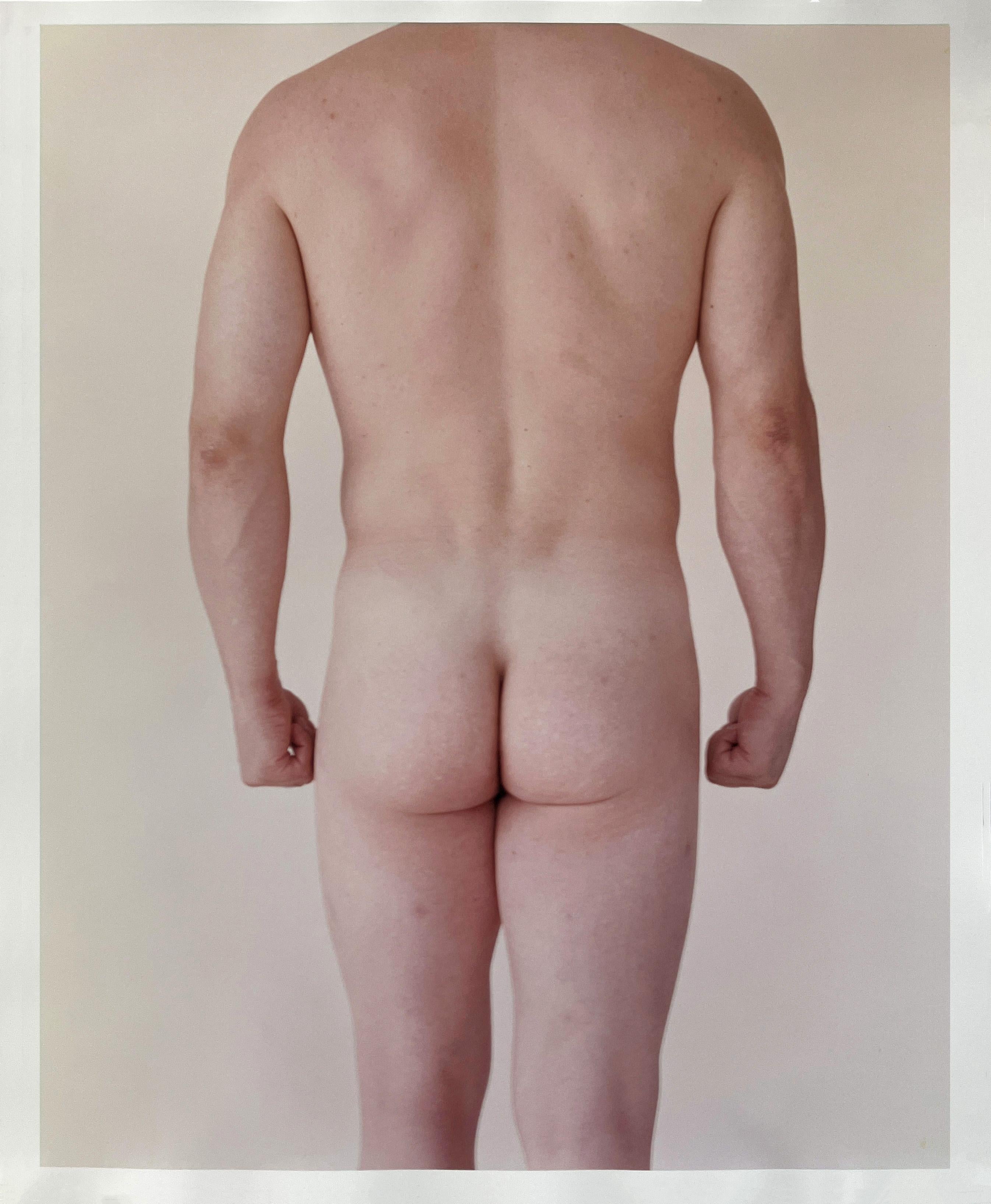 Kouros Pale and Back Diptych. Nude Photograph Limited Edition For Sale 1