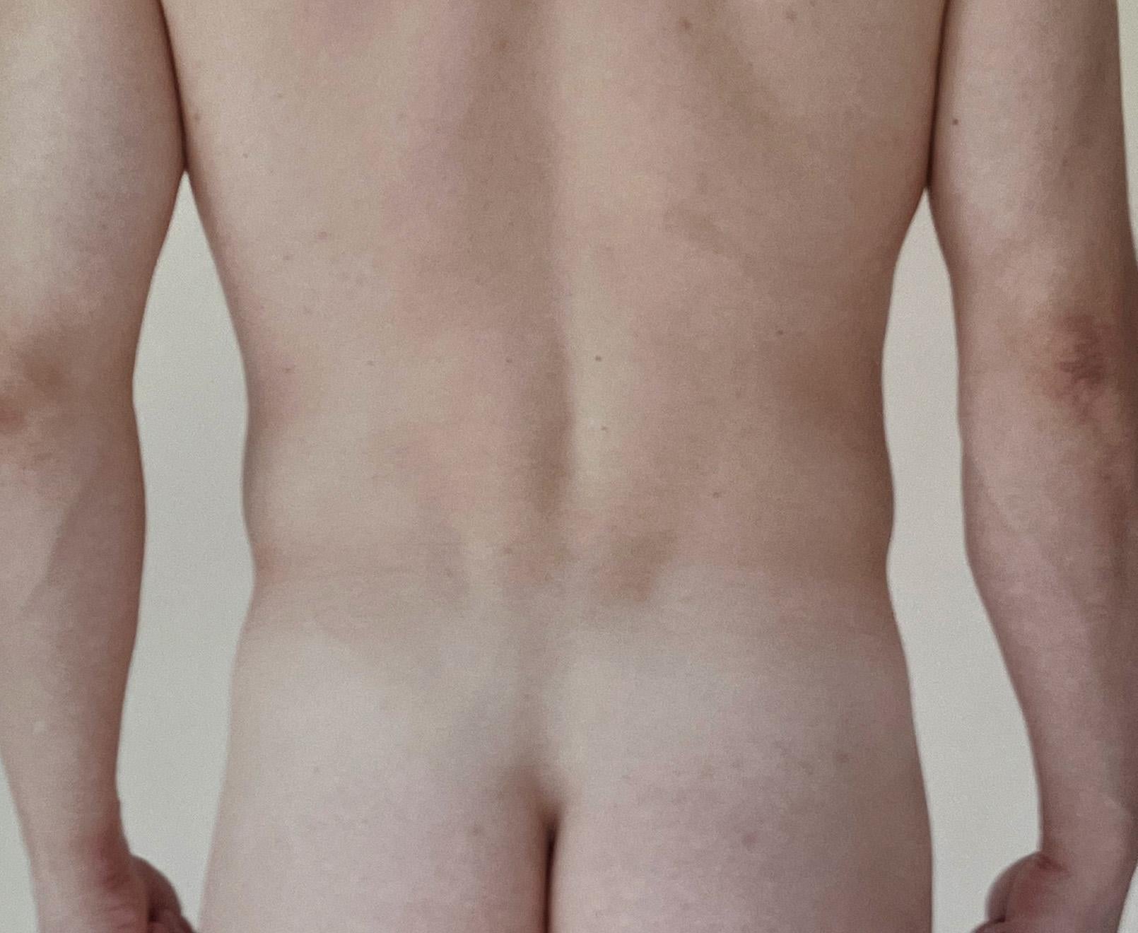 Kouros Pale and Back Diptych. Nude Photograph Limited Edition For Sale 3