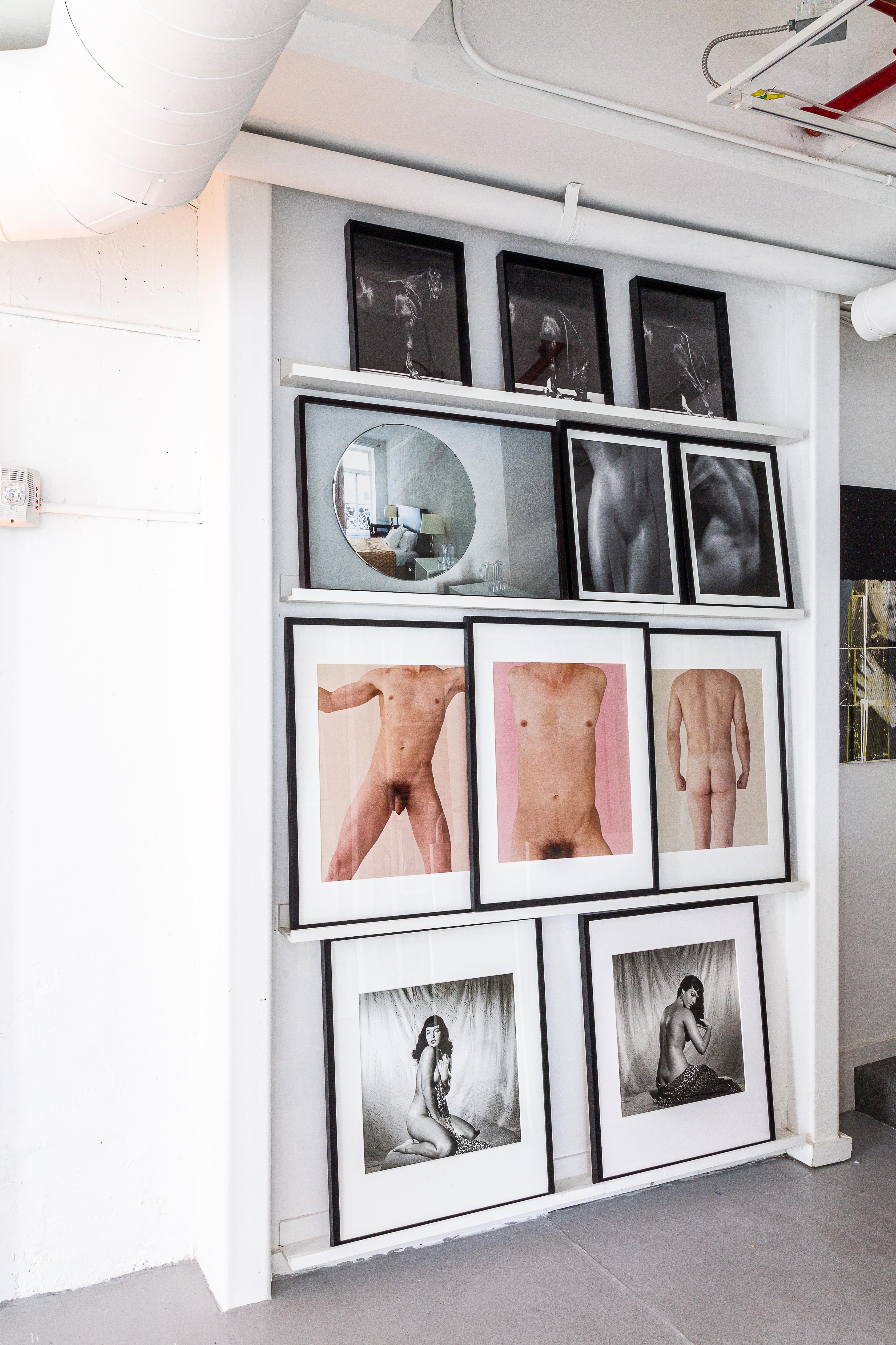 Kouros Torso rose et pâle, Diptyque. Photographie de nu. Édition limitée en vente 1