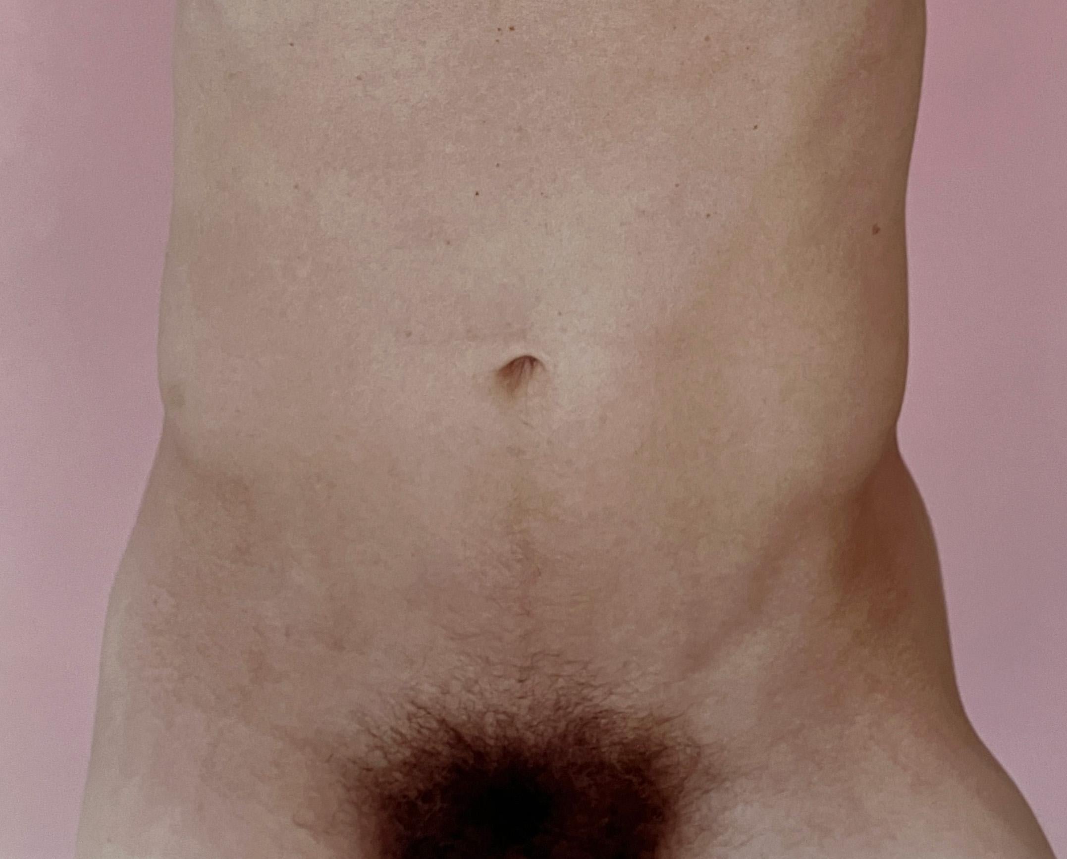 Kouros Torso rose et pâle, Diptyque. Photographie de nu. Édition limitée en vente 6