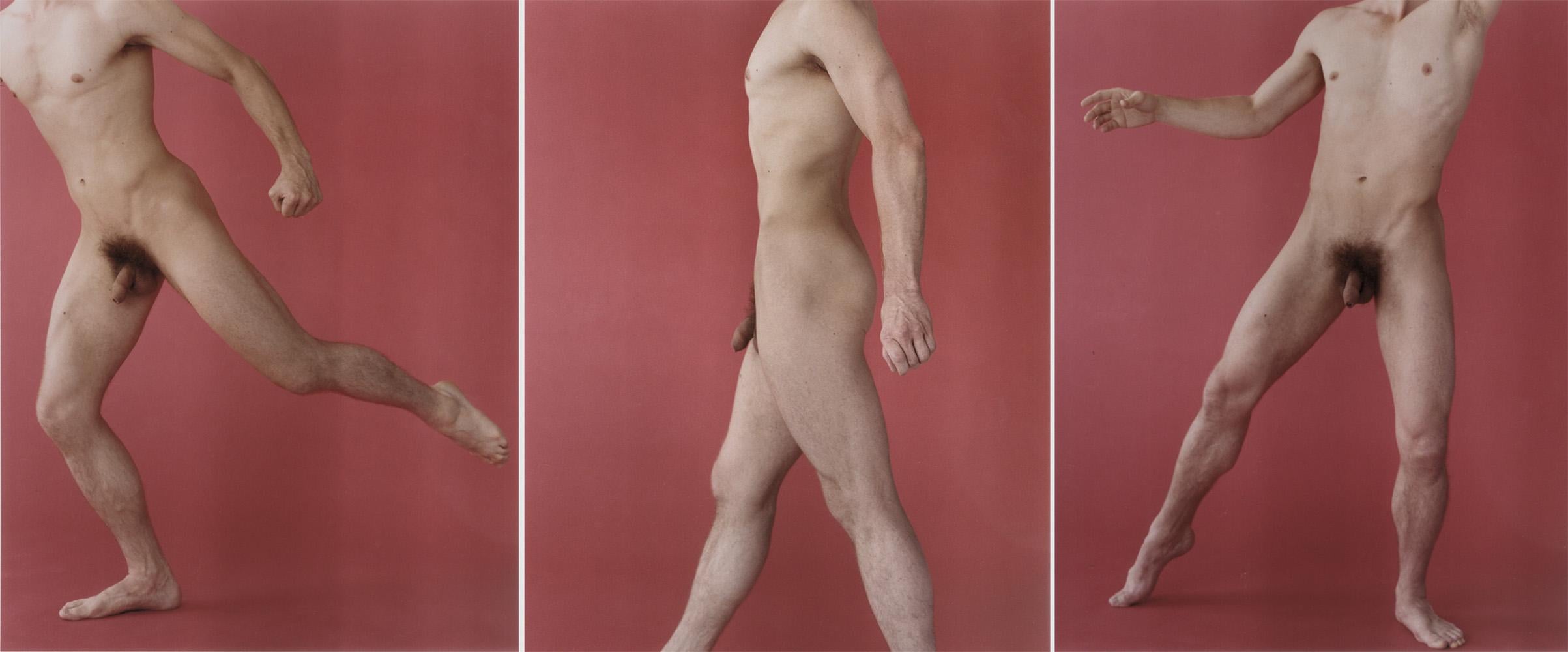 Michael James O’Brien Figurative Photograph - Kouros Triptych 01. Nude Photograph Limited Edition 
