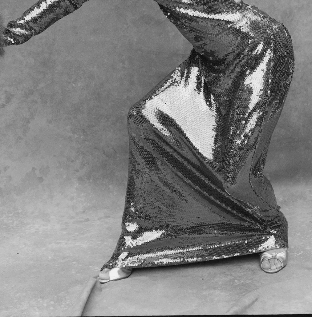 Tabboo! Wigstock Portrait, NYC. Limited edition B&W photograph. - Portrait Photograph Grigio di Michael James O’Brien