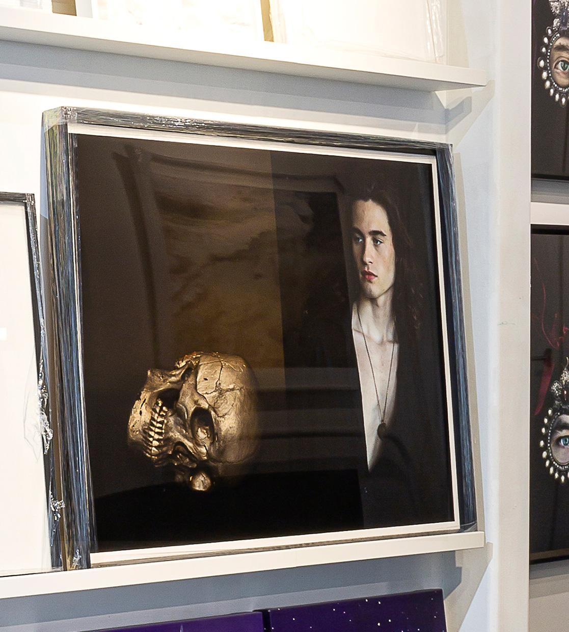 The Last Sea, Skull, Brandon, Diptych. Limited edition color photograph. Framed - Black Color Photograph by Michael James O’Brien