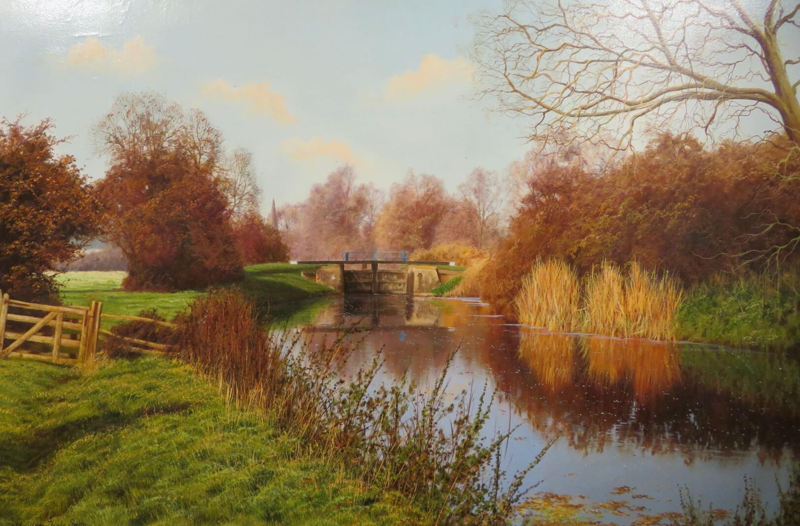 Michael James Smith (1976-) FINA PINTURA ORIGINAL AL ÓLEO realista Chelmer Essex - Painting Realista de Michael James smith