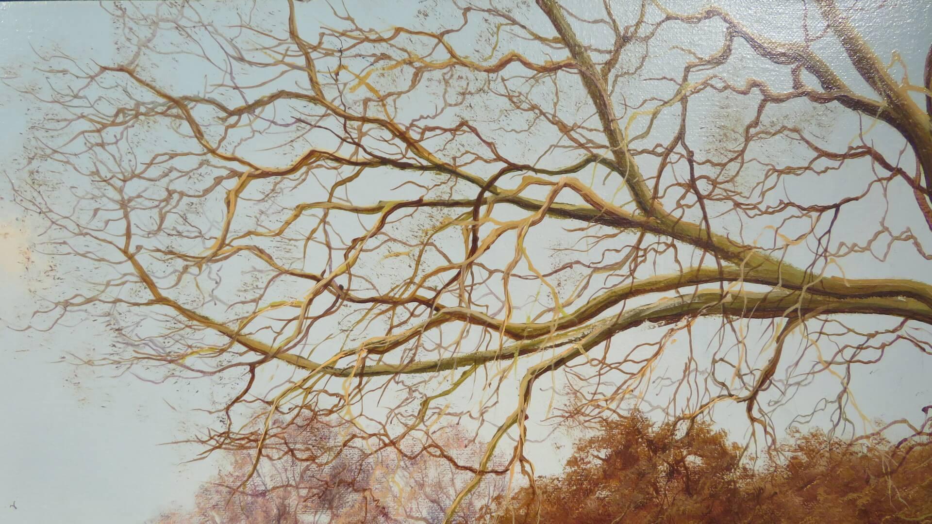 Michael James Smith (1976-) FINA PINTURA ORIGINAL AL ÓLEO realista Chelmer Essex 4