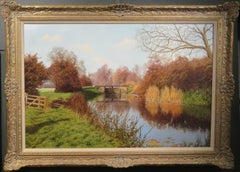 Michael James Smith (1976-) FINE ORIGINAL realistische OIL PAINTING Chelmer Essex