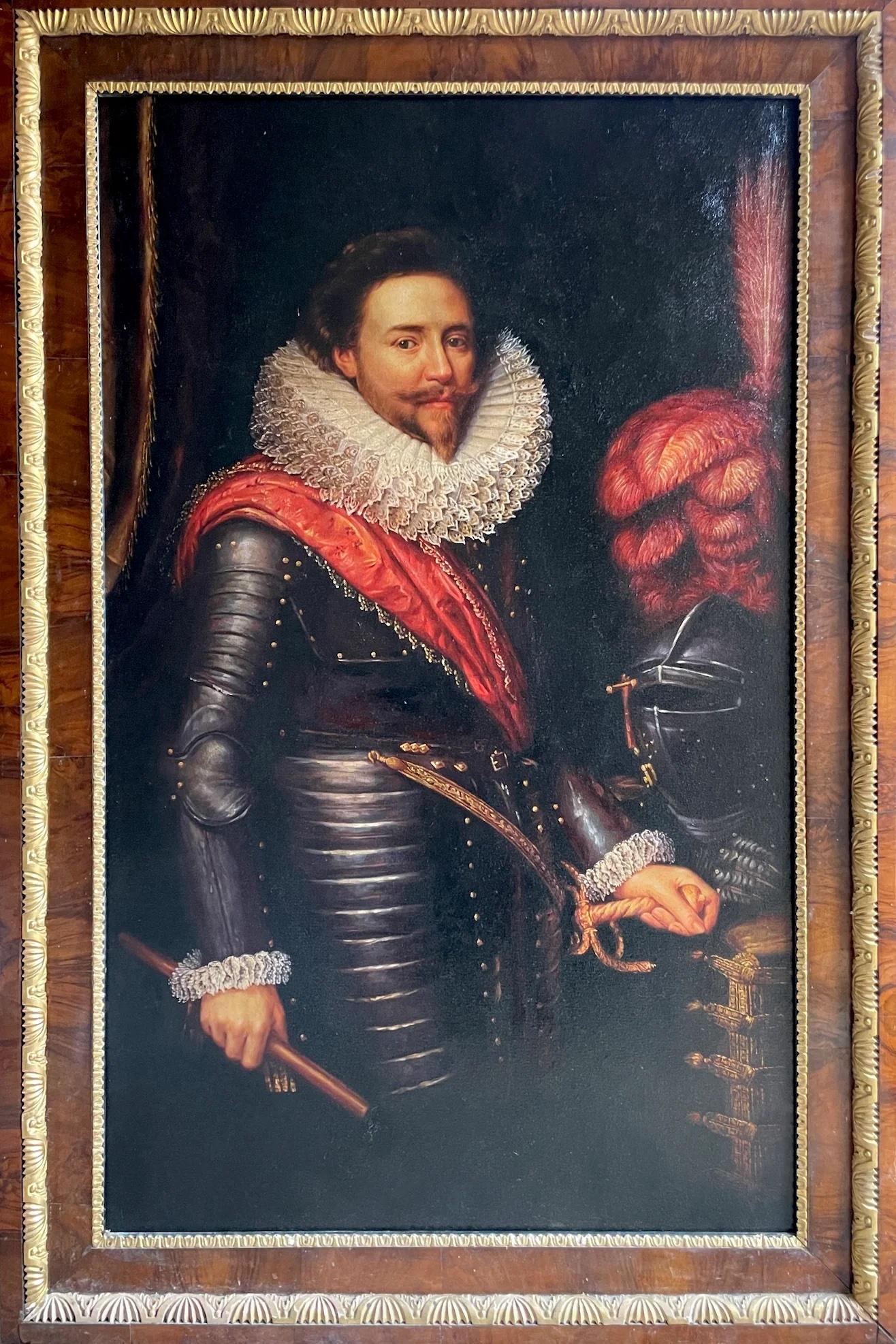 "Ritratto di Federico Hendrick, principe di Orange-Nassau" - Dopo Michael Jansz. van Miereveldt
Copia reale olandese del ritratto iconico di van Miereveldt, olio su tela. Qualità eccezionale in una bella cornice d'epoca.

Dimensioni: 56" x 37"