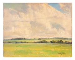 Summer Light over Collingbourne Ducis, Michael Jeffery, signed and dated 
09
