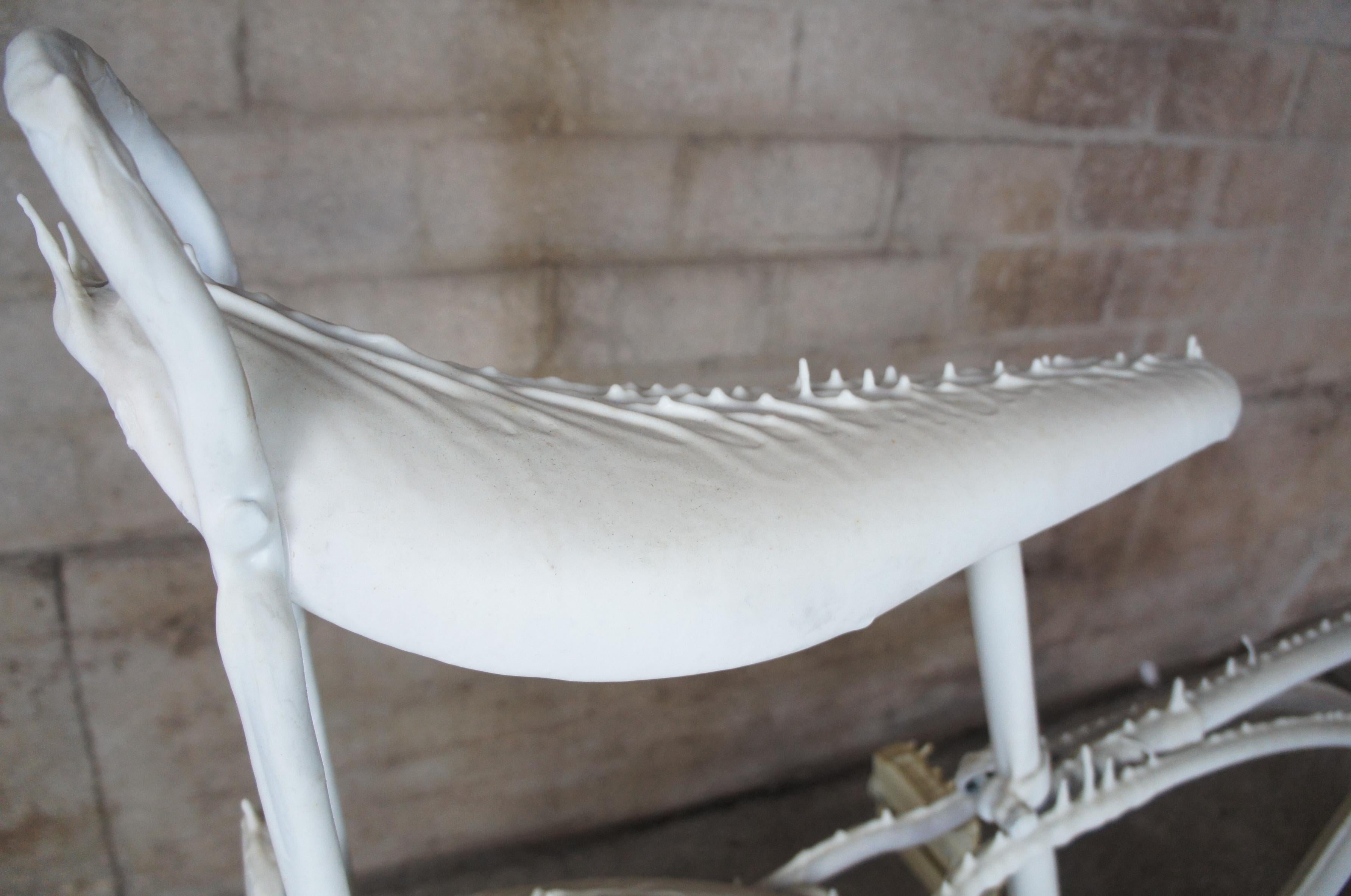 Michael Joaquin Grey White Latex Drip Bicycle Art Sculpture Exhibit Display 3