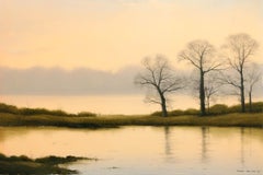 Michael John Hill (b.1956) - 20th Century Oil, Morning Fog